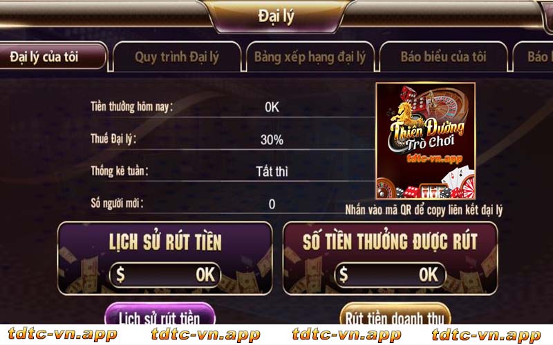 Điều kiện để đăng ký làm đại lý cổng game TDTC